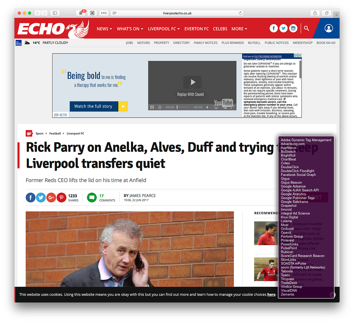 Why Is The Liverpool Echo Spying On Me By William A Medium why-is-the-liverpool-echo-spying-on-me-by-william-a-medium
