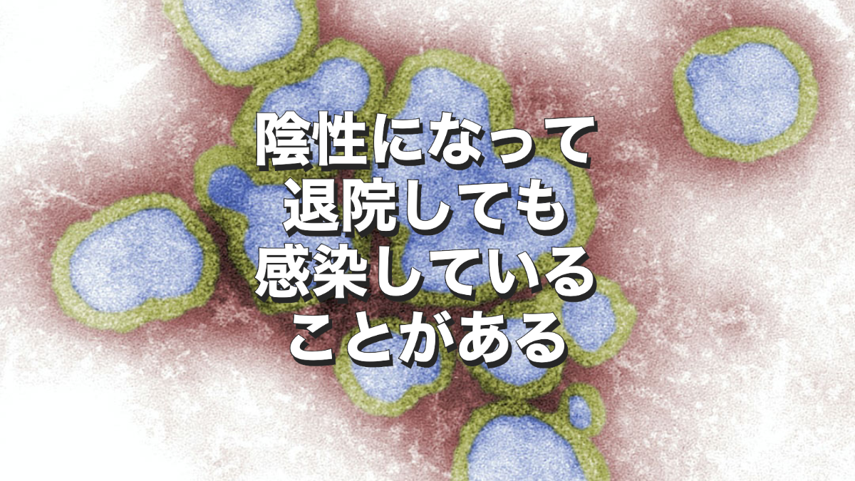 検査で陰性は完治の証拠ではない 退院後に変化がなくても陽性になる By 岡田 康之 岡田康之のブログ 検査で陰性は完治の証拠ではない 退院後に変化がなくても陽性になる By 岡田 康之 岡田康之のブログ