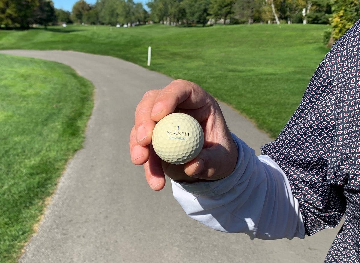 A Well Travelled Golf Ball Each September I Play A Few Rounds Of a-well-travelled-golf-ball-each-september-i-play-a-few-rounds-of