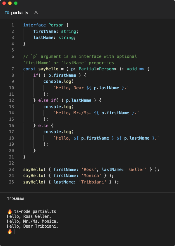 Taking a look at mustknow “utility types” provided by TypeScript by