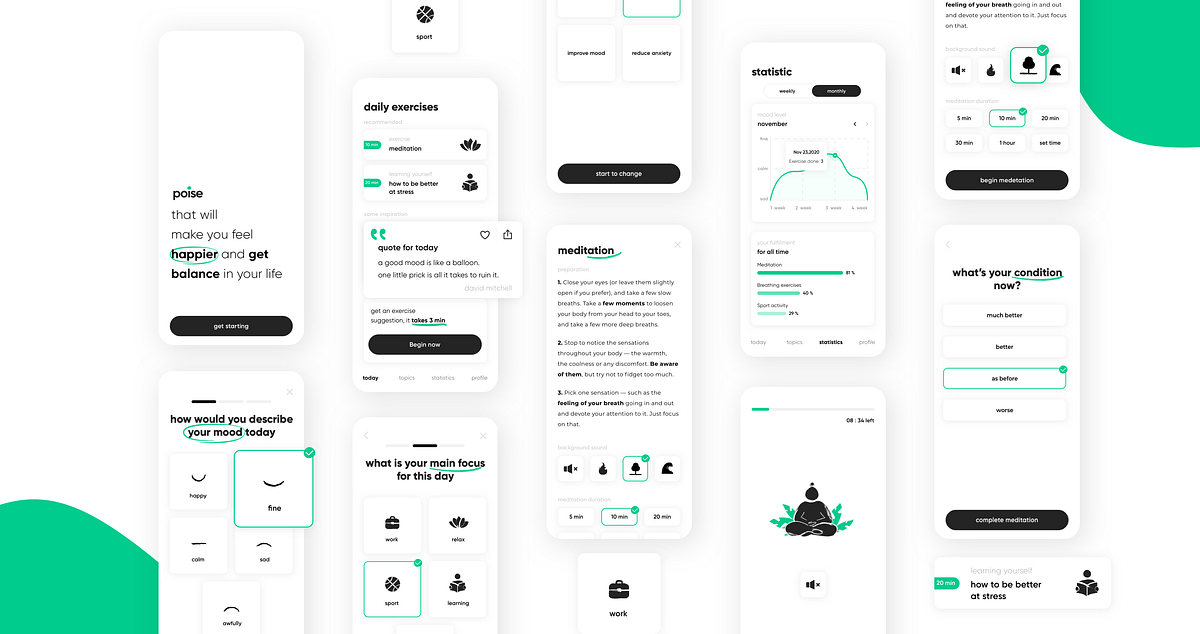 UI UX Case Study Mental Health App By Yana Knyzhnyk Medium