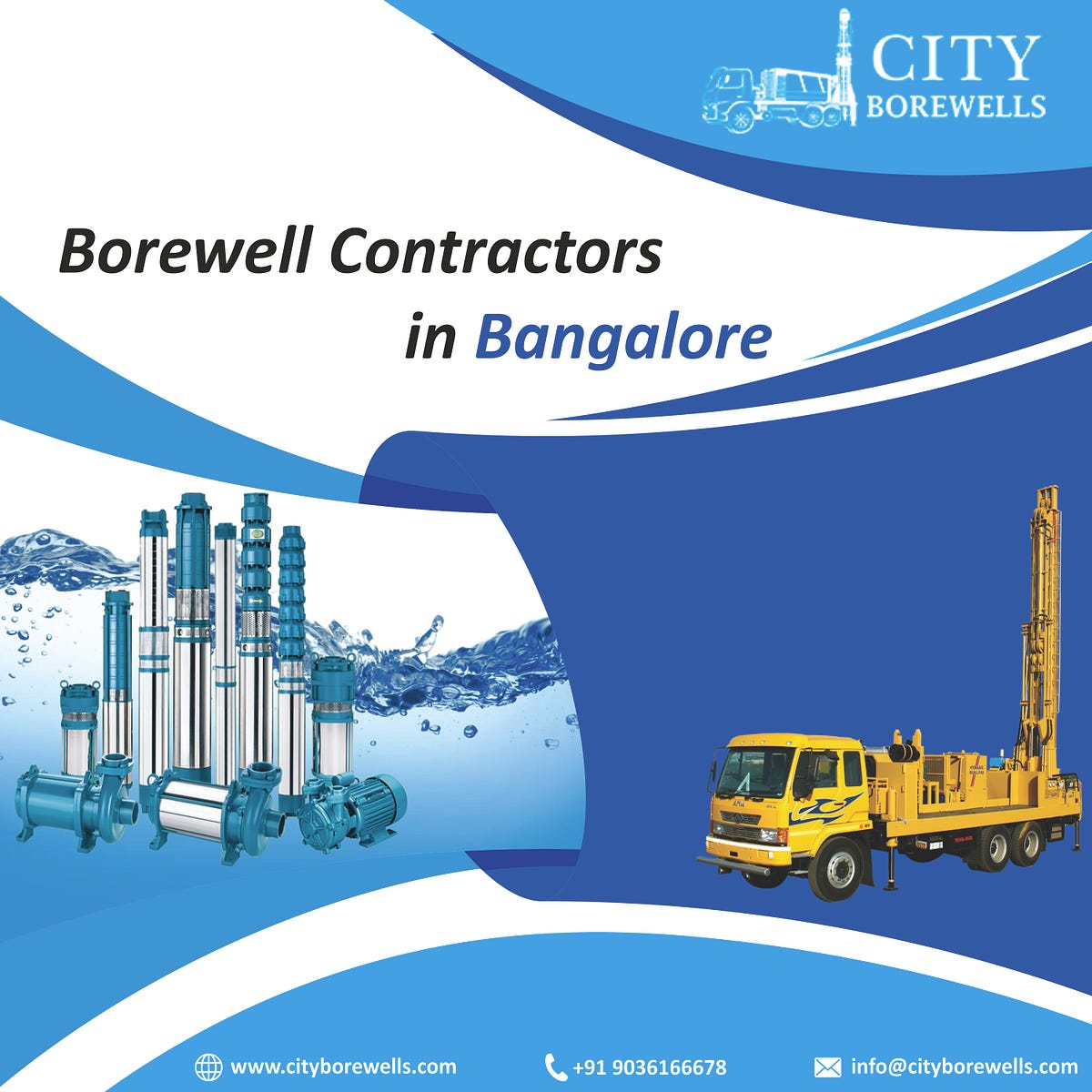 Borewells Drilling Services in Bangalore by tooth less Medium