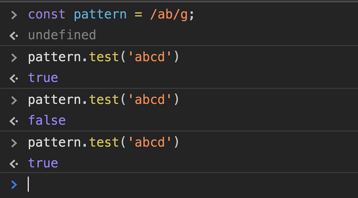 The Most Surprising Behavior Of JavaScript Regular Expression You Have 