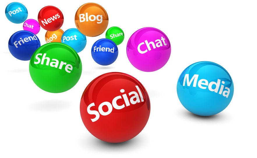 The Top Five Social Media Outlets I Use Today by Pamela Hilliard
