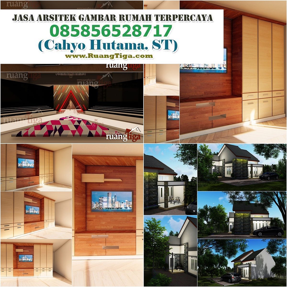 085856528717 Jasa Arsitek Desain Rumah Modern Klasik Mewah