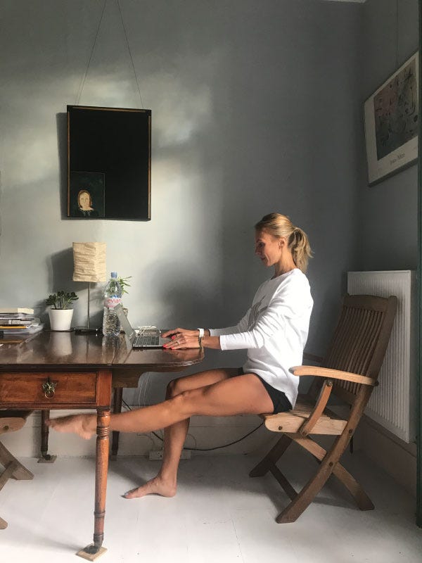 The Office Leg Workout. We’ve all been there — you’re sitting… by