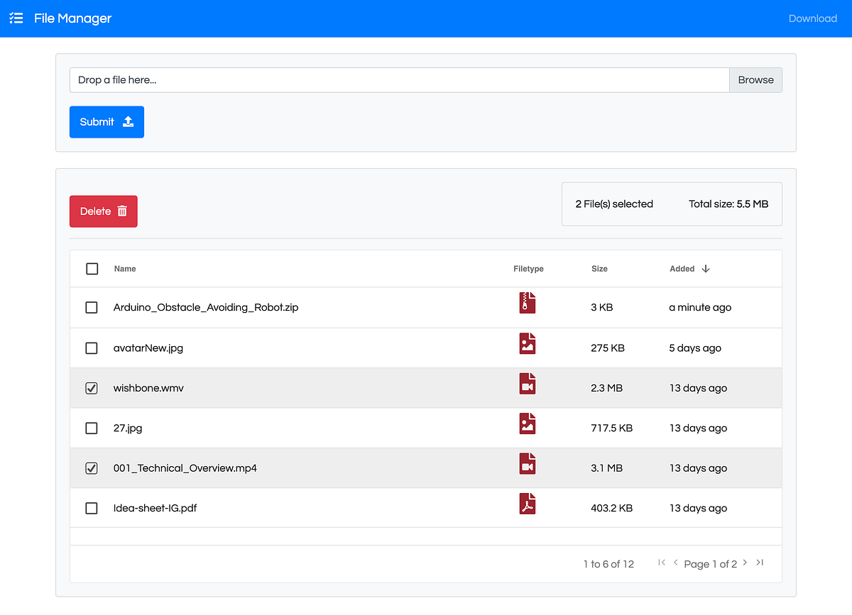 Part 2 — How to build a File Manager Storage web app with Django Rest  Framework and Vue.js with Vuex and Ag-grid integration | by Ozgur Yarikkas  | Vue.js Developers | Medium