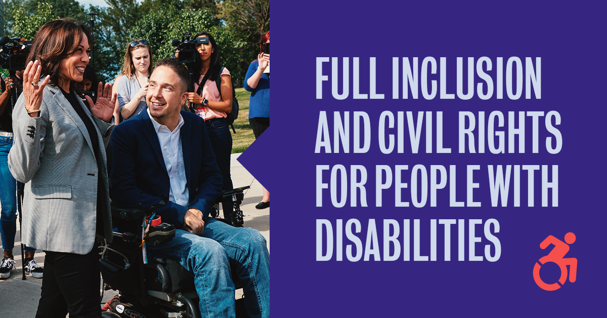 Kamala S Commitment To Full Inclusion And Civil Rights For People With Disabilities By Kamala Harris Medium
