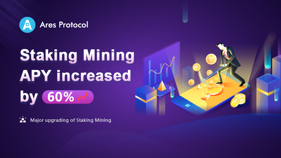 Staking Mining APY increased by 60%