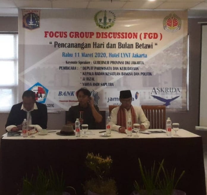 Bamus Betawi Gelar Fgd Jelang Hari Kebudayaan Betawi By Mala Medium
