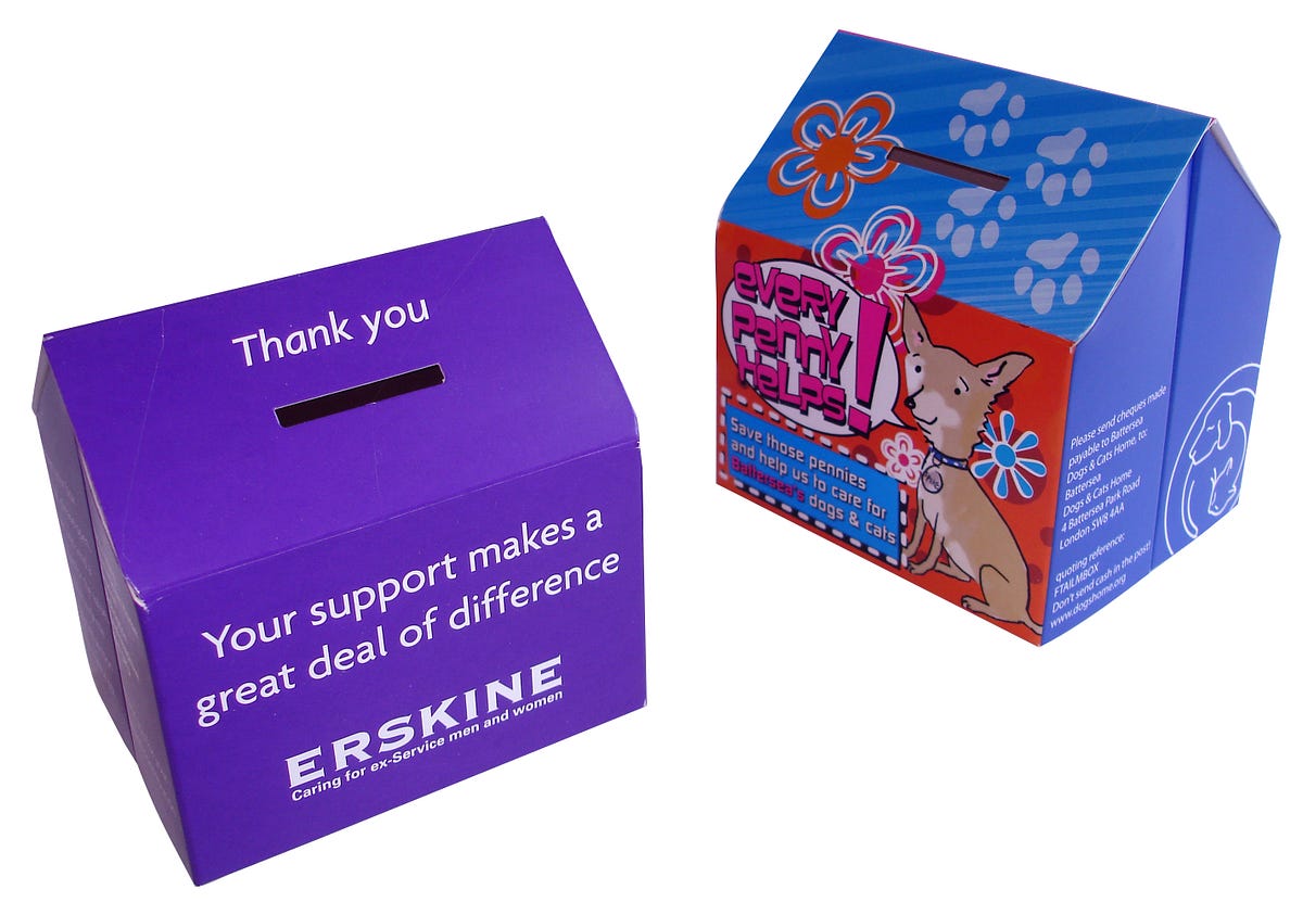 Charity Boxes Julie Bluford Medium