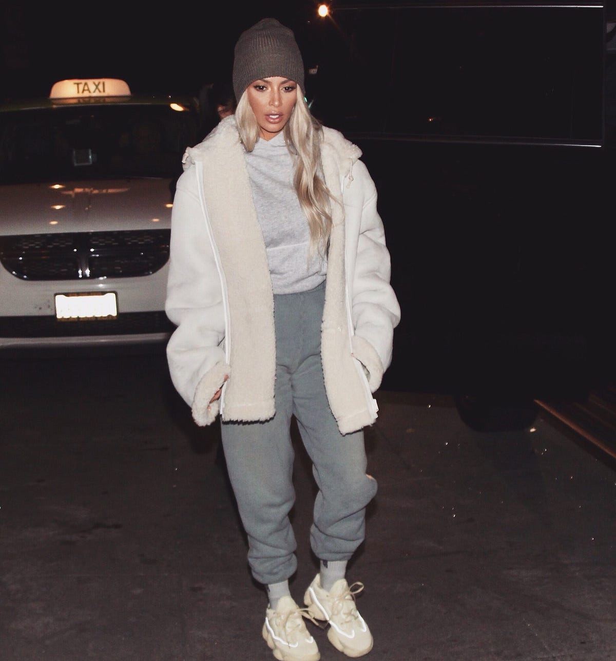 Yeezy Mud Rat 500 Preview via Kim K 