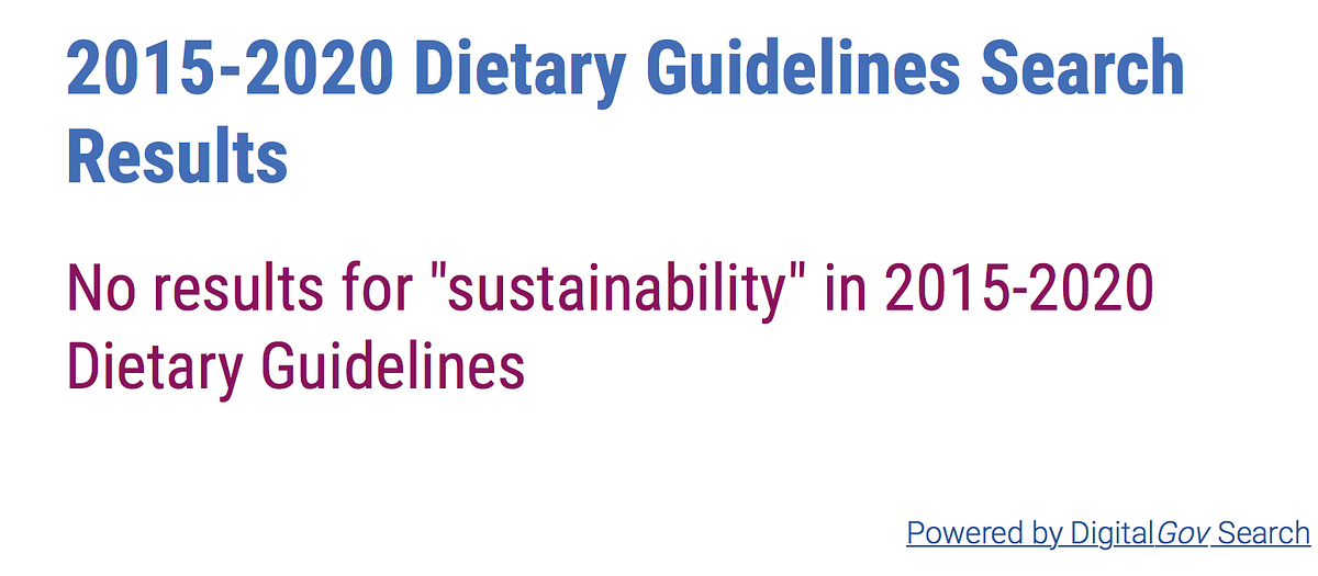 Will the “real” Dietary Guidelines please stand up? by Christiana