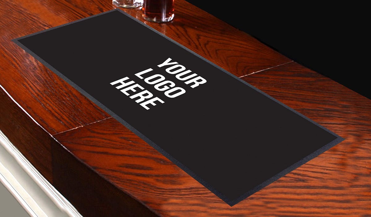 Why do businesses use personalised bar mats? by Standout Mats Medium