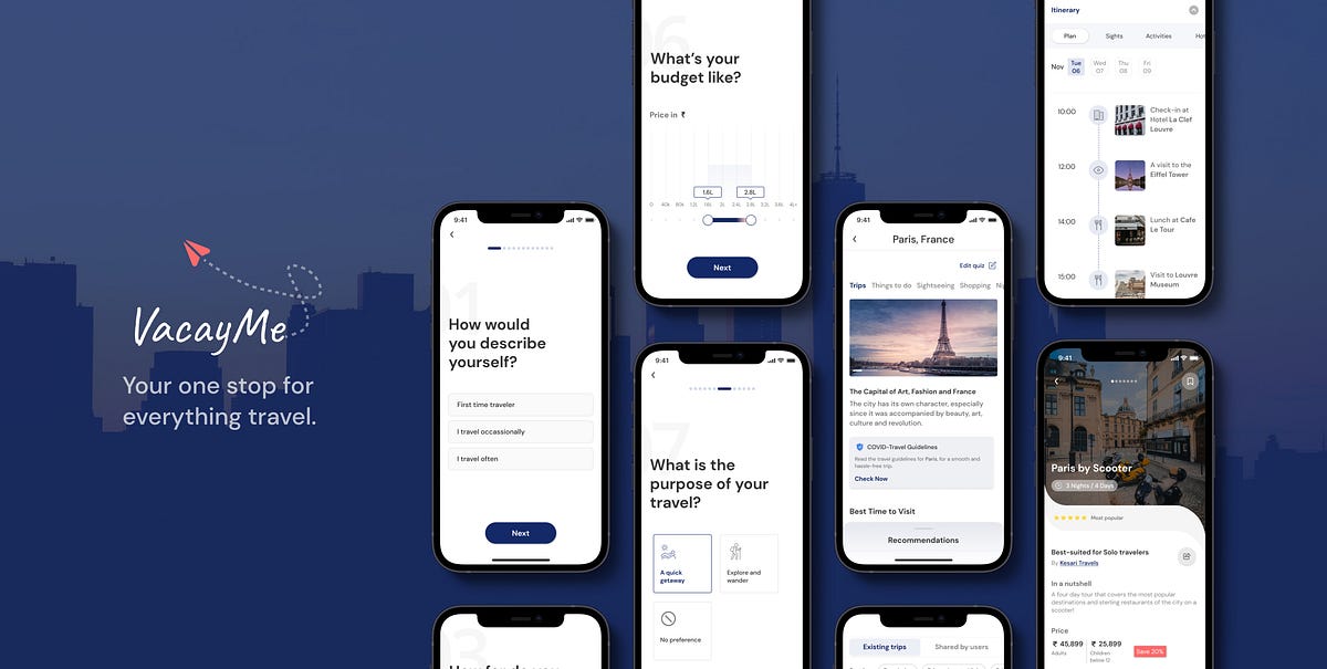 Case study An app that helps you decide your travel destination and