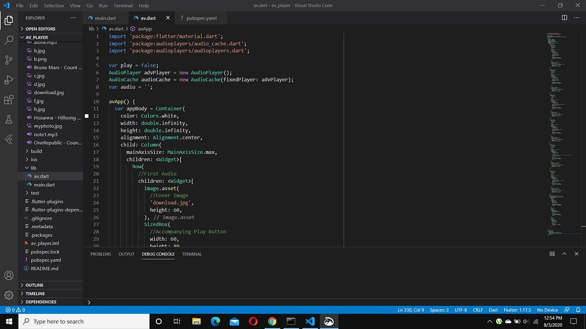 Creating Audio and video Assets using Flutter Framework. | by ...