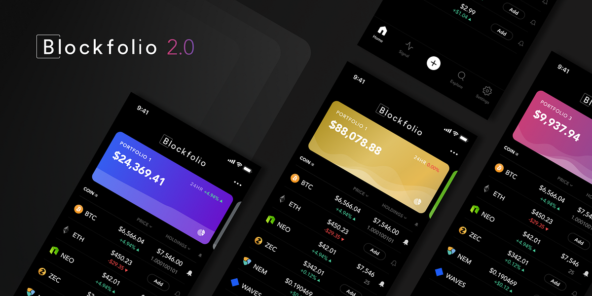 Blockfolio 2.0 Is Here More than just a fresh new look for our many