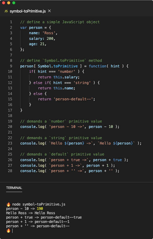 Introduction to JavaScript “Symbols” and their use in Metaprogramming ...