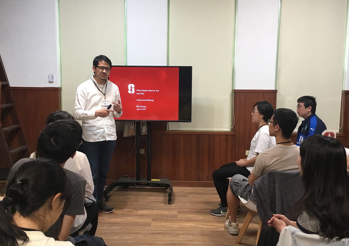 史丹福微課程what Matters Most To You And Why Week 3 課程紀實 By Draft 下一張 Medium