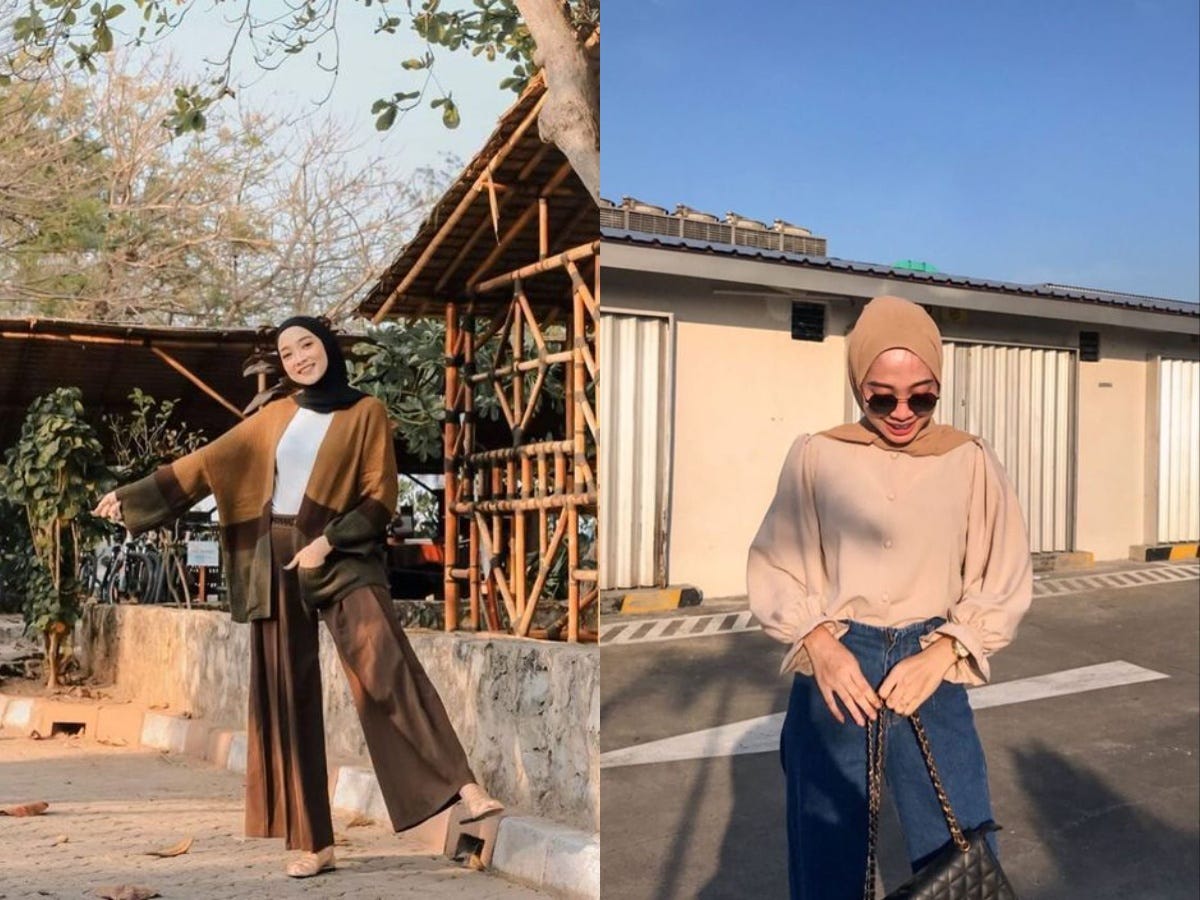 Padu-padan Outfit Warna Mocca untuk 