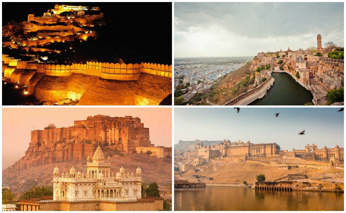 Image result for rajasthan forts collage image