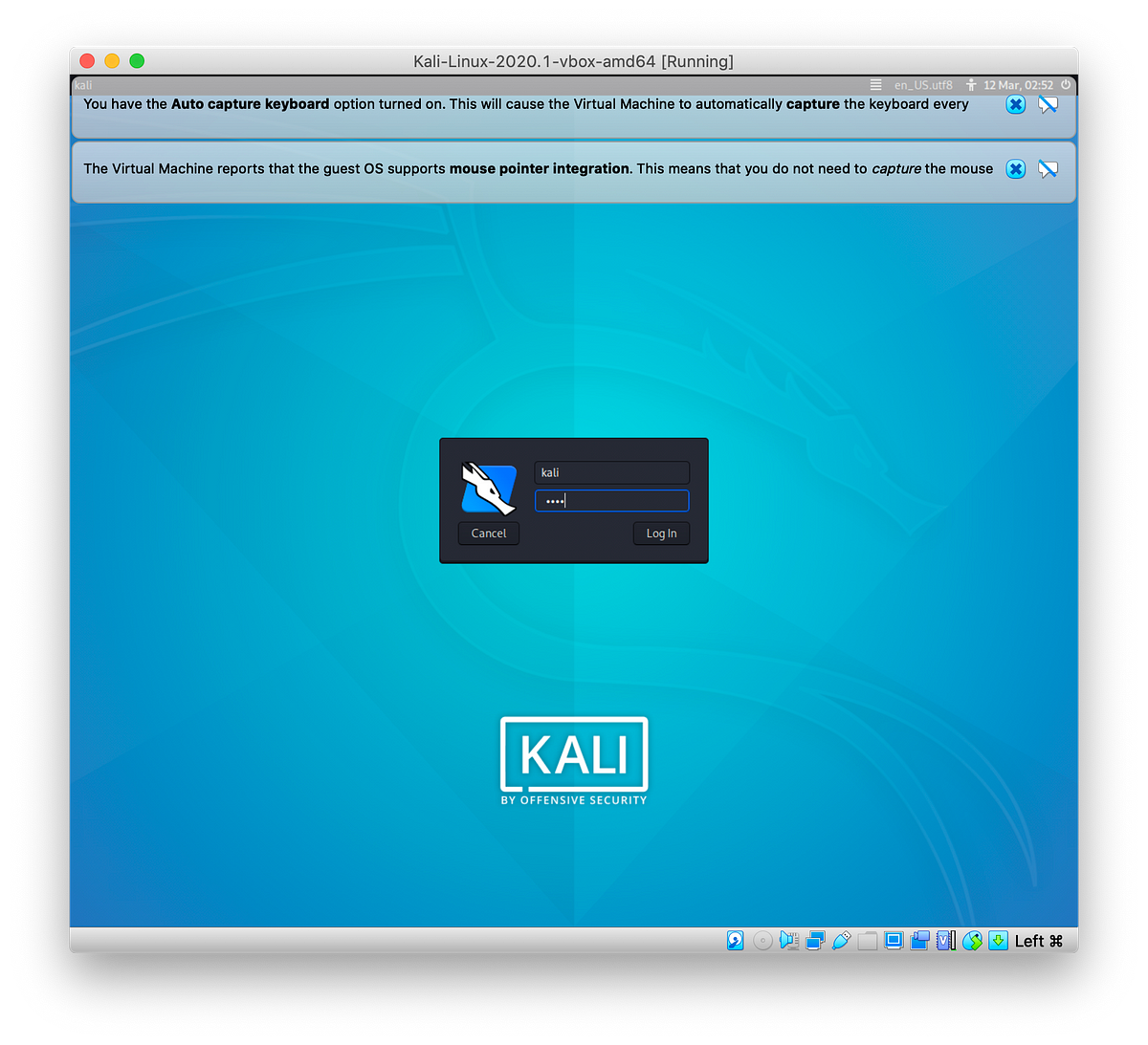 can you install kali linux on mac book