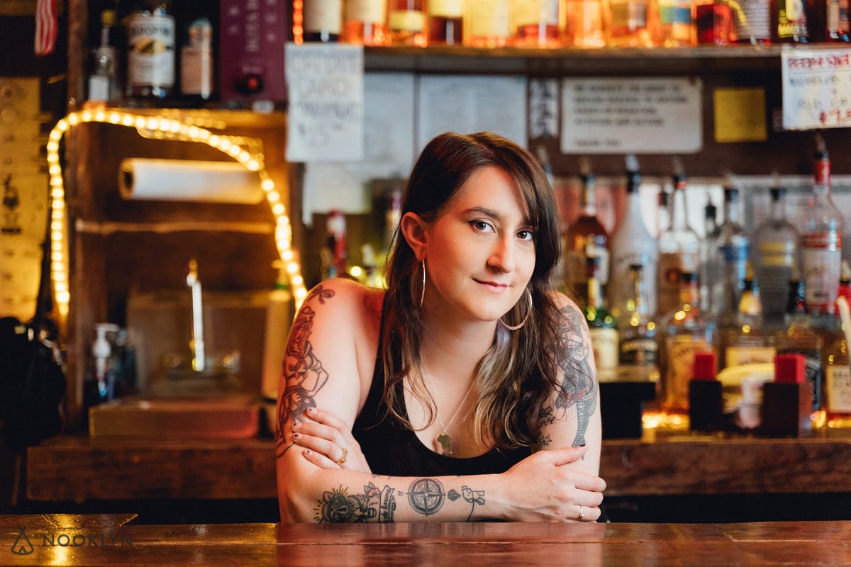 Behind the bar Buttermilk, Park Slope by Jay Sterkel Coconuts Medium