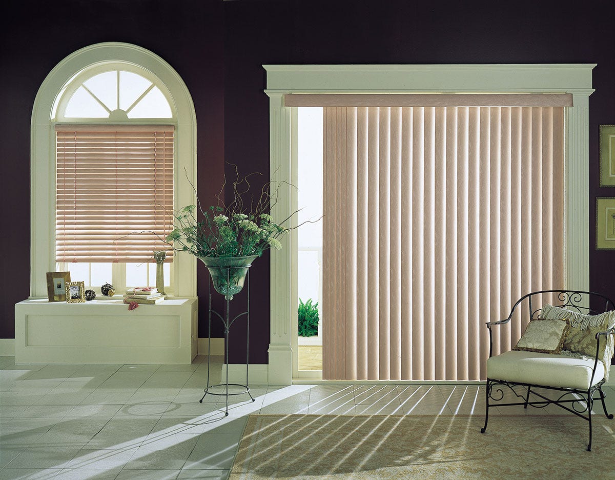 Commercial Solutions Faux Wood Horizontal Blinds Pvc
