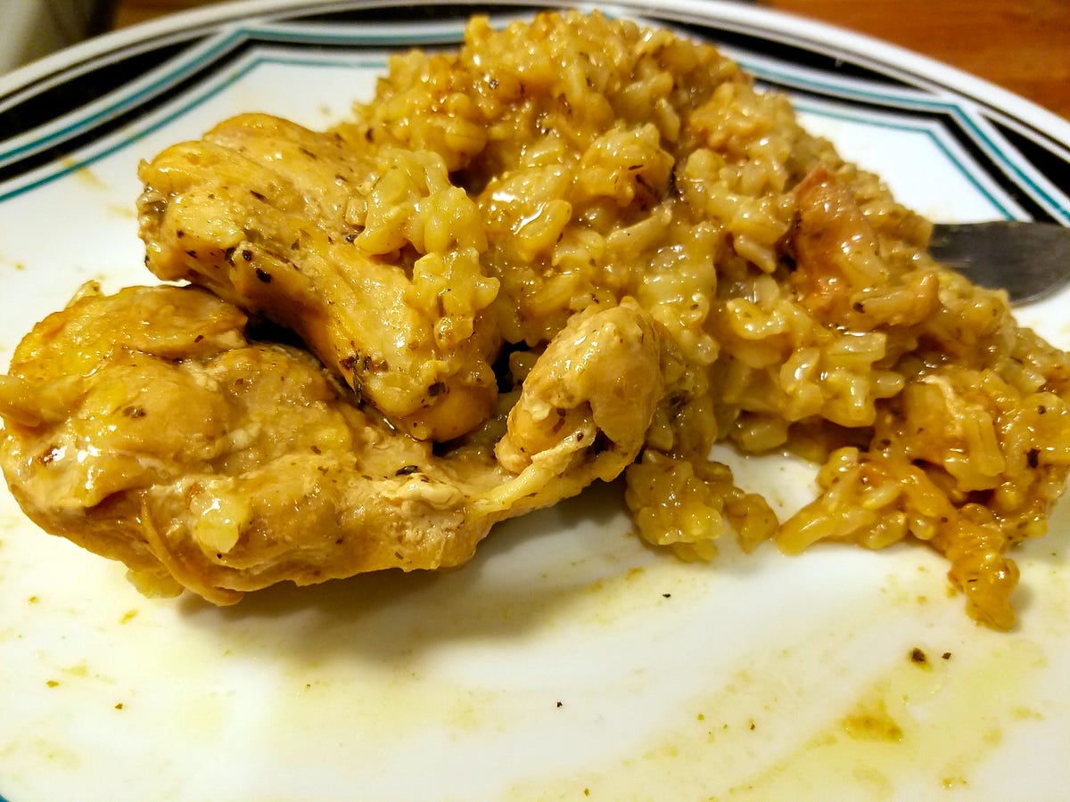 Instant Pot Lemon Mustard Chicken with Brown Rice by Jean Crawford