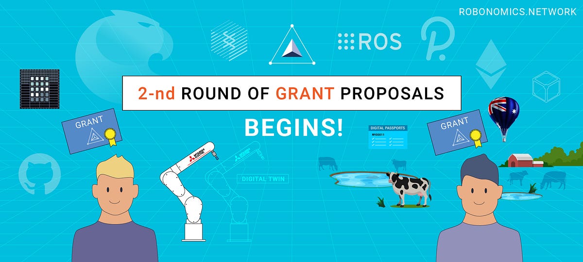 Robonomics Grant Program : The first round is completed, the second round is ahead