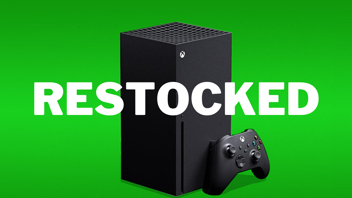Xbox Series X Restocked. Here’s How to Get it. by Spencer Thomason