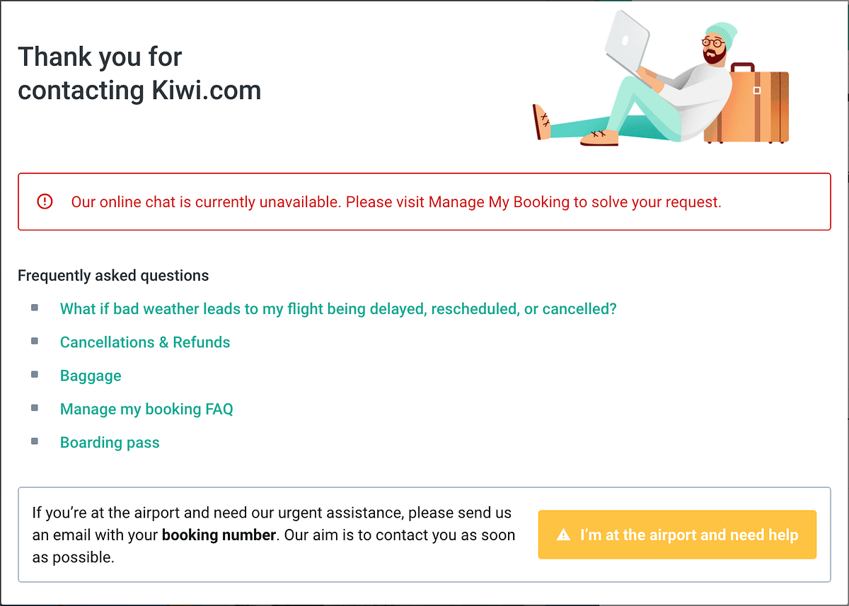 — the worst booking experience I’ve ever had. by Howard Liu