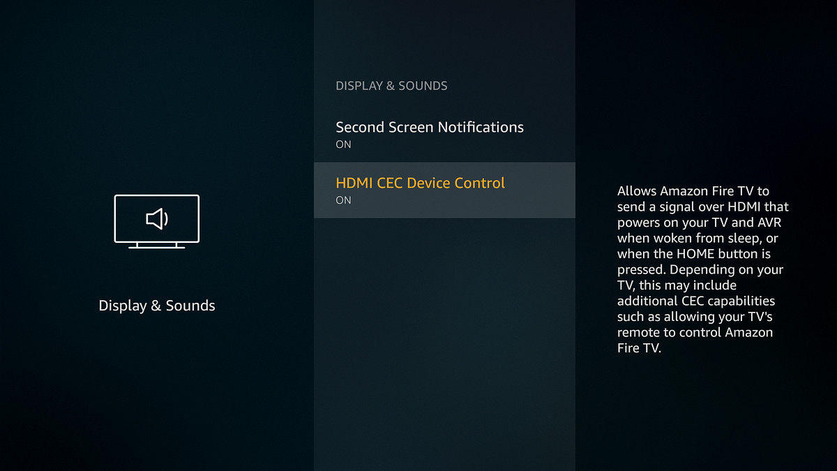 Disable HDMI CEC Device Control
