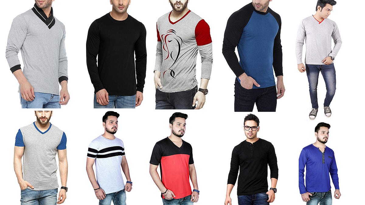 Types of T-Shirt Styles for Men in this Summer | by Alia Jain | Medium