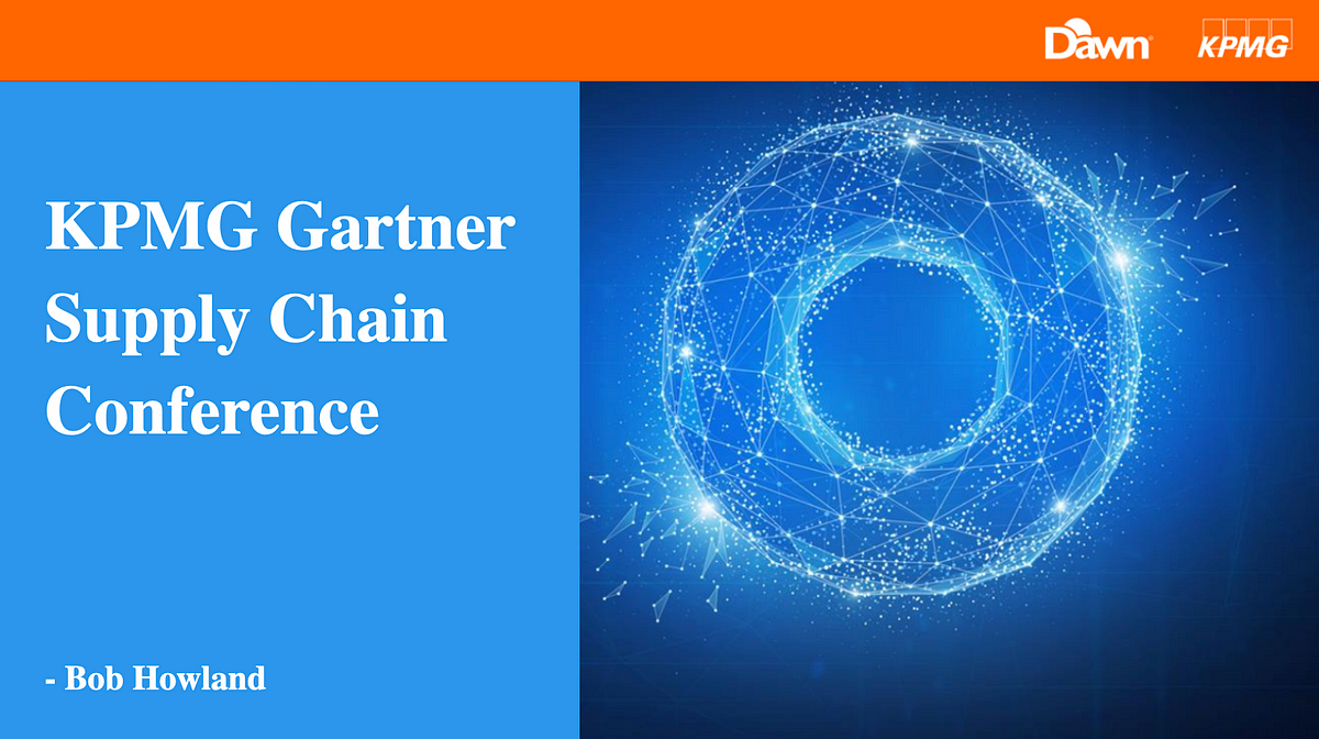 KPMG Gartner Supply Chain Conference Bob Howland by Point of View