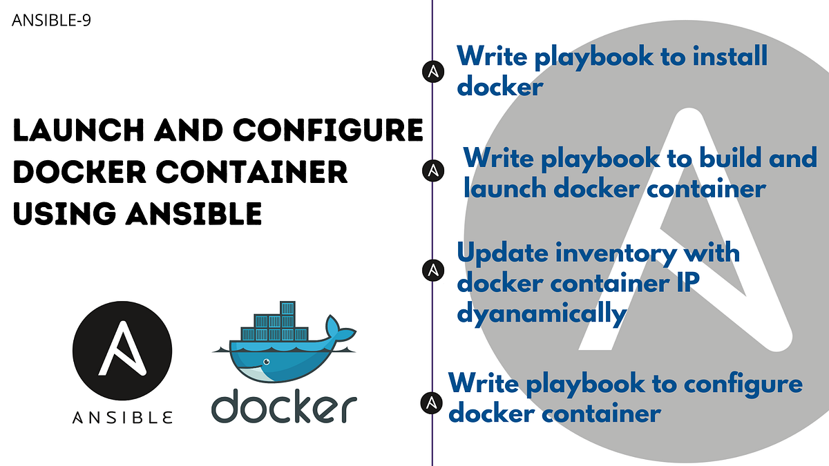Launch and Configure docker container using ansible-playbook | by Shubham  Rasal [SRE] | FAUN Publication