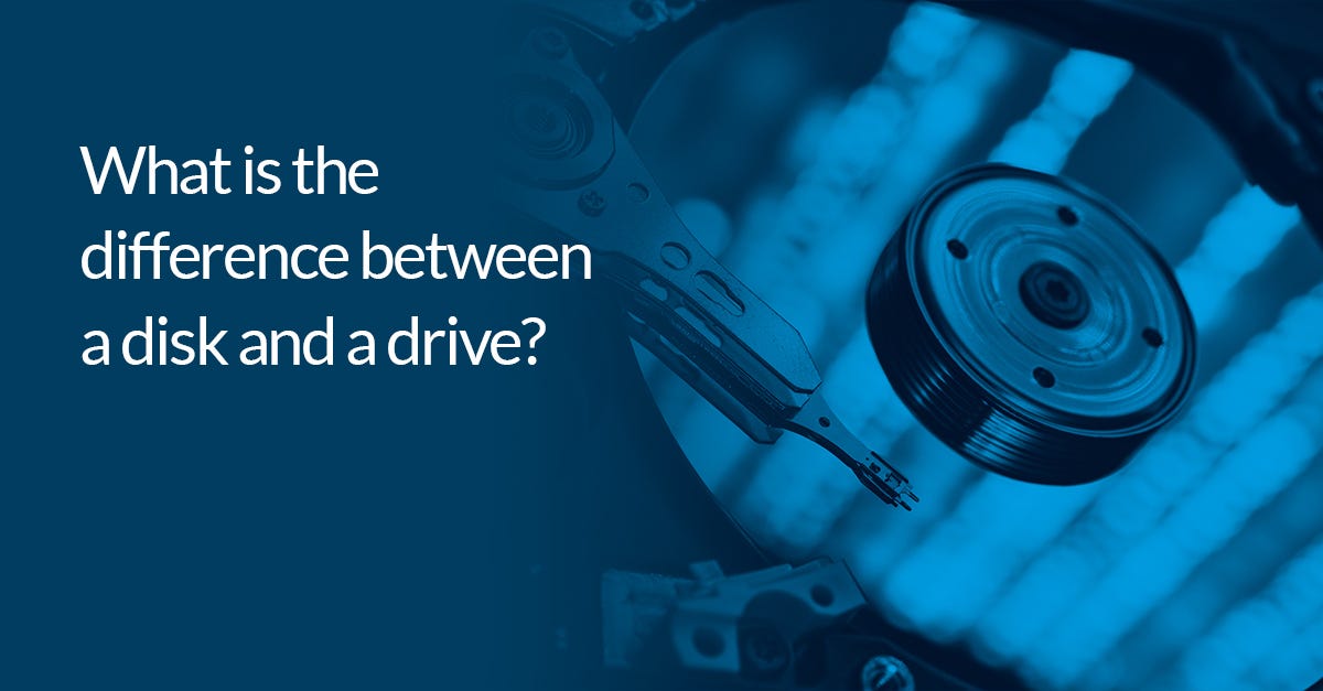 What Is The Difference Between A Disk And A Drive By Macrium Software Macrium Software