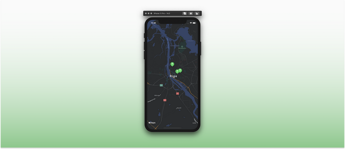 Mapview with SwiftUI