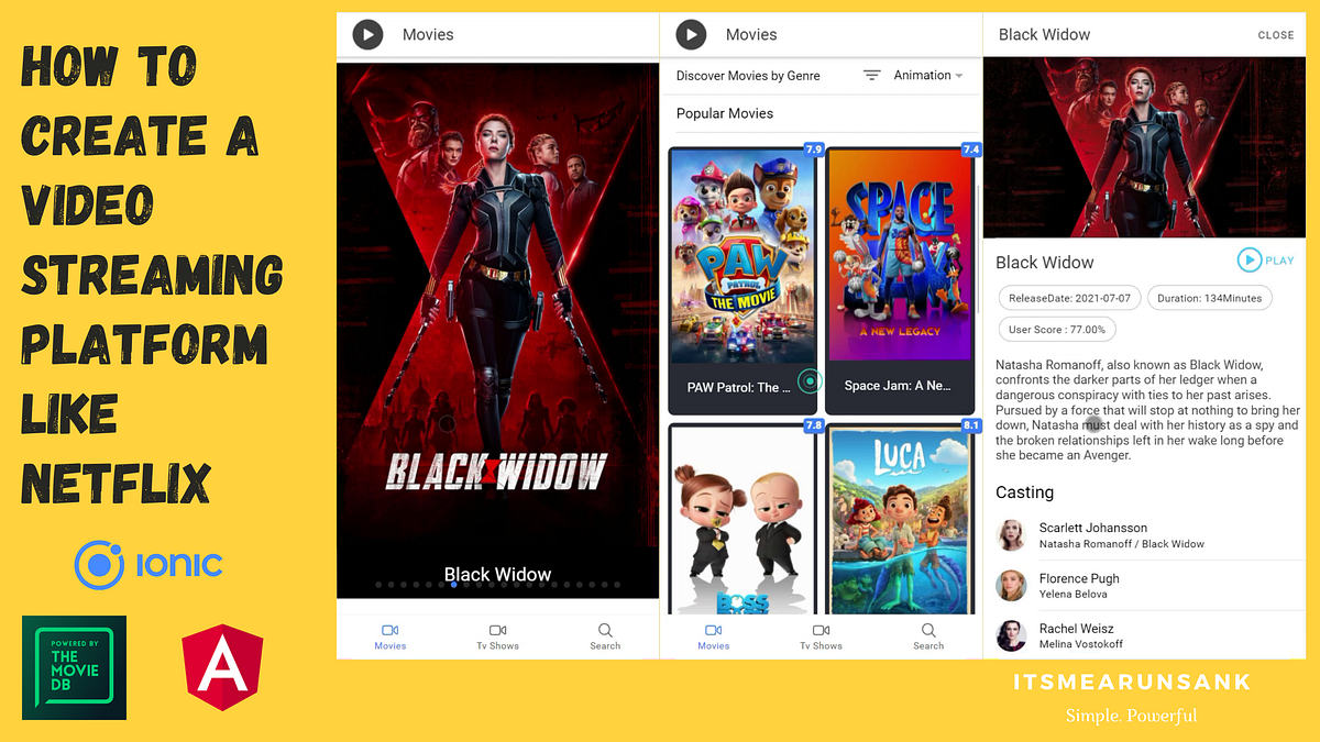 How to Create a Video Streaming Platform Like Netflix Using Ionic