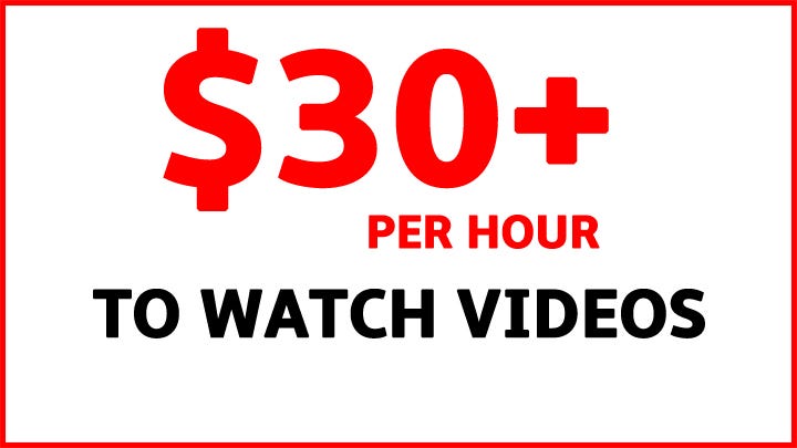 Watch video sales earn money