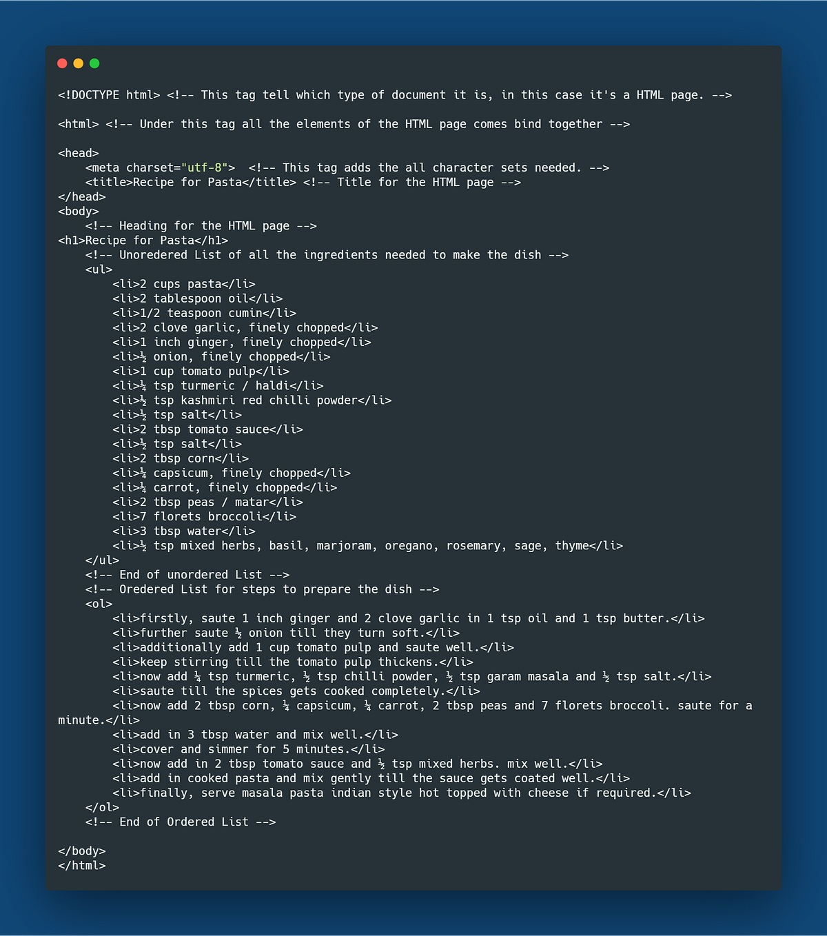 My First HTML Page. I am learning Frontend Fundamentals and… | by ...