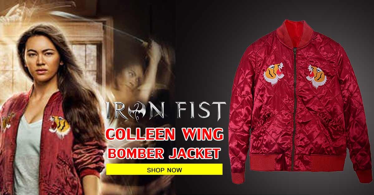 Iron Fist Colleen Wing Bomber Jacket - Gladys Fergerson - Medium