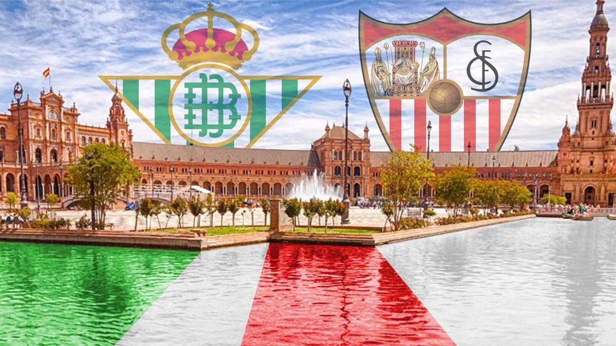 Sevilla tiene un color especial. LLega el gran derbi sevillano! Consulta… |  by Alberto Salamanca | #Cantera