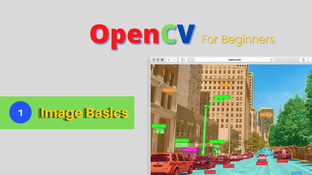 OpenCV Tutorial — Introduction and Image Basics