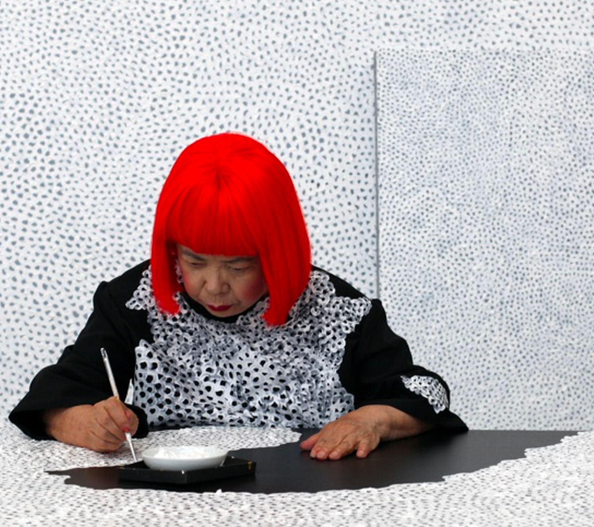 Art love story Yayoi Kusama & Polka Dots by Lise Arlot Feral