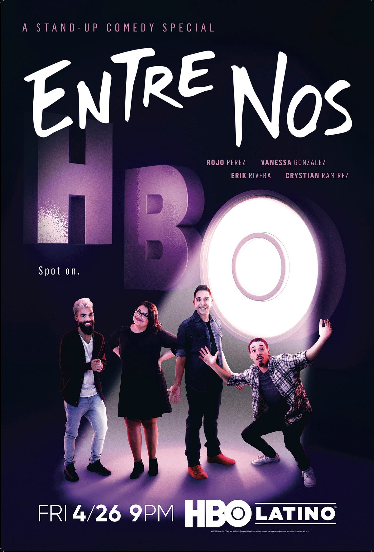 StandUp Comedy Special“ENTRE NOS SPOT ON” Premieres on HBO LATINO on