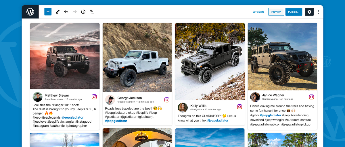 How to Embed Instagram Feeds on WordPress Website For Free | by Anne Griffine | Jan, 2021 | Medium