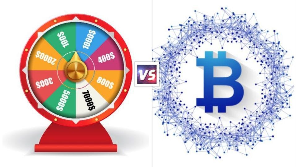 Lottery Vs Bitcoin Bitkub Com Medium - 