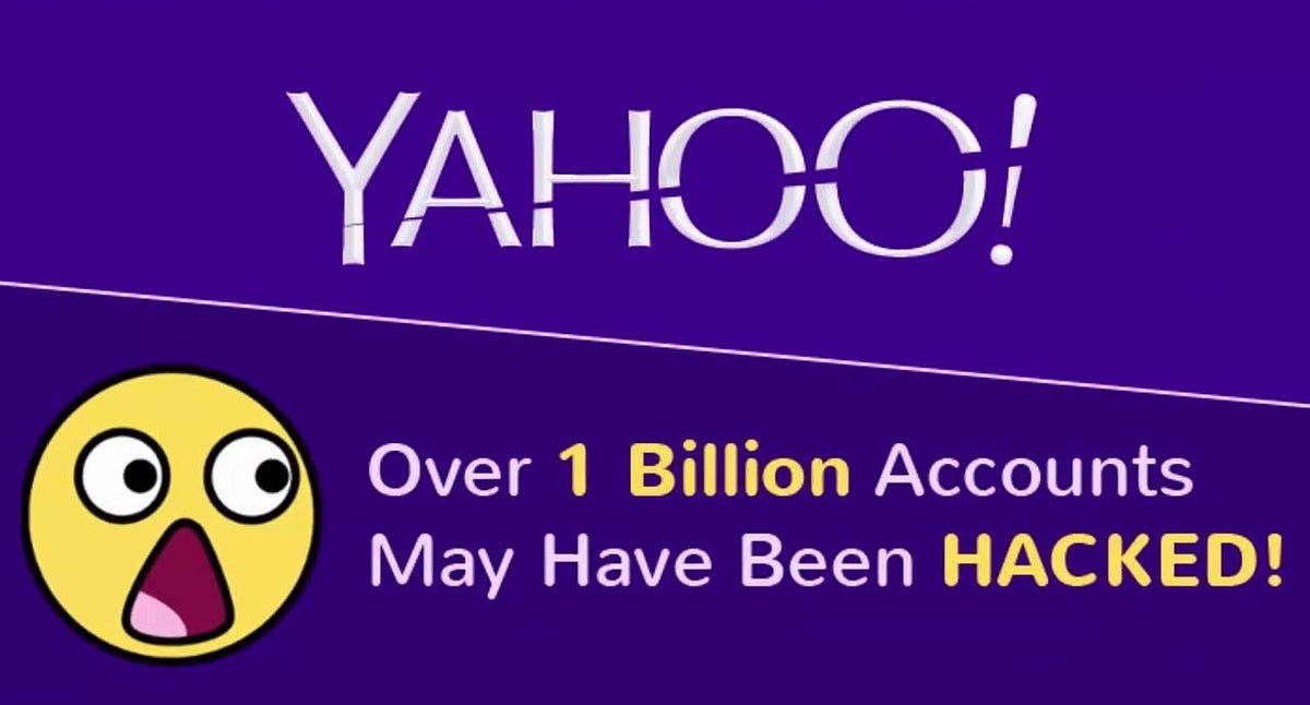 Yahoo announces breach of over 1 Billion user accounts. by Great