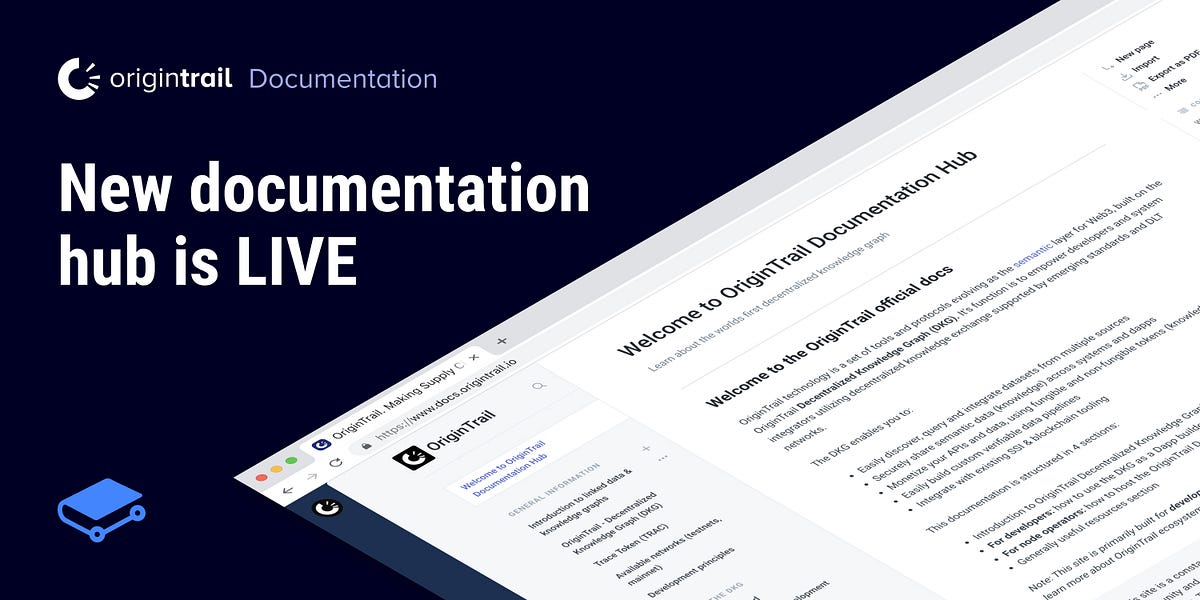Dive into Decentralized Knowledge Graph development through the refreshed OriginTrail tech…